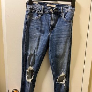 Levi’s high rise skinny jeans. size 26 (2)